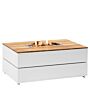 Cosi vuurtafel Cosipure 120 Wit/Teak