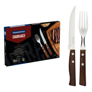 Tramontina 12 pcs bestekset Polywood productfoto
