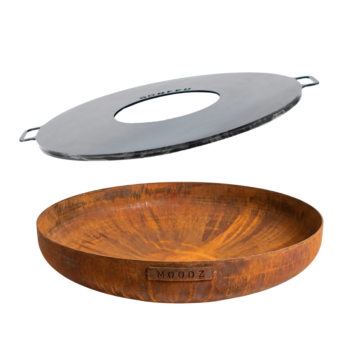 Pakketdeal MOODZ vuurschaal 100 + BonPlancha 100