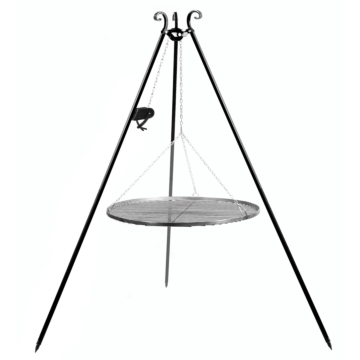 CookKing Driepoot 180 cm met Grillrooster + Katrol-50