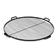 Zwart Stalen Grillrooster met 4 Handvatten -60 cm