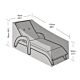 Garland LIGBEDHOES 175 Zilver