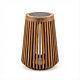 ZOLUNA solar vloerlamp Lon L teak