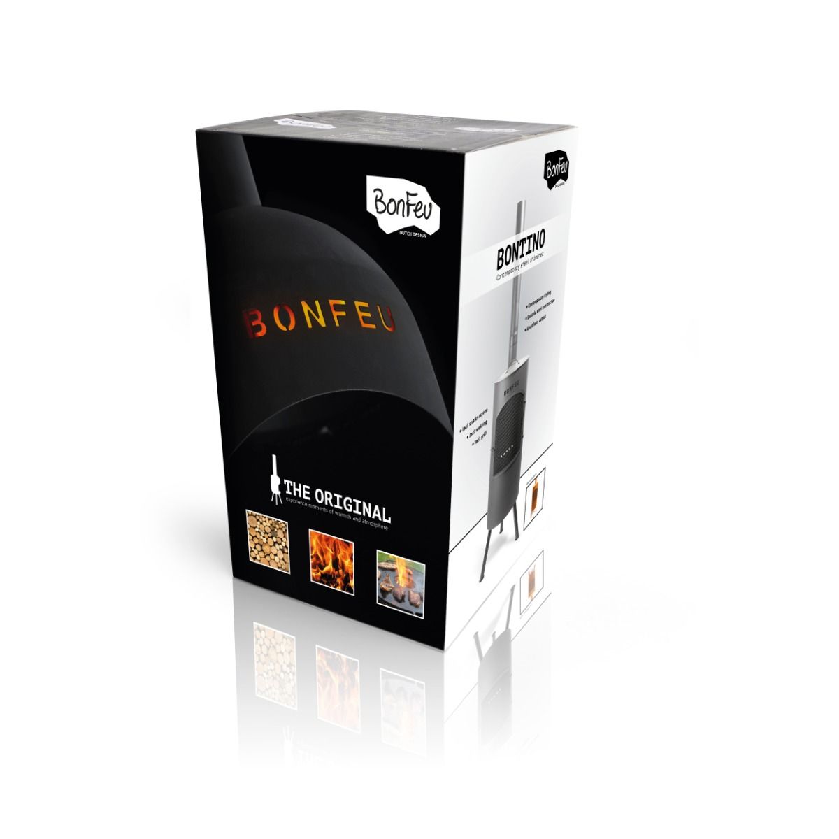 BonFeu Bontino LP Zwart Tuinhaard