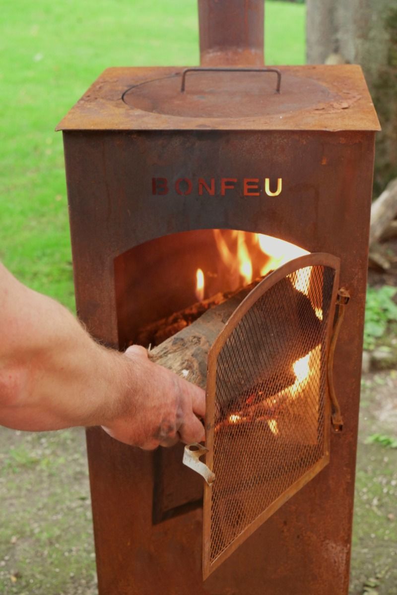 BonFeu BonCarré QLP Corten Tuinhaard