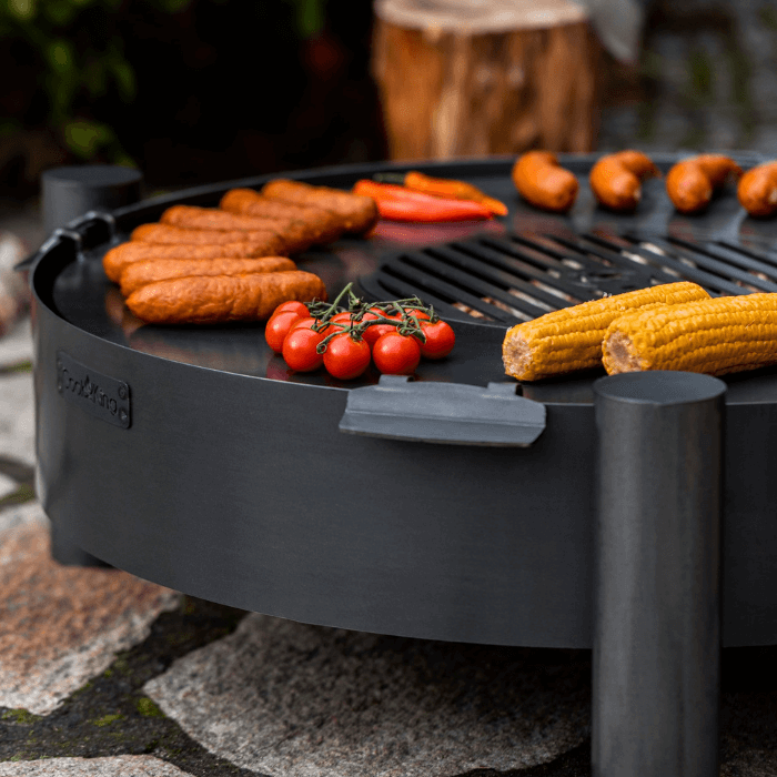 CookKing Grillplaat met Gat met 4 Handvatten