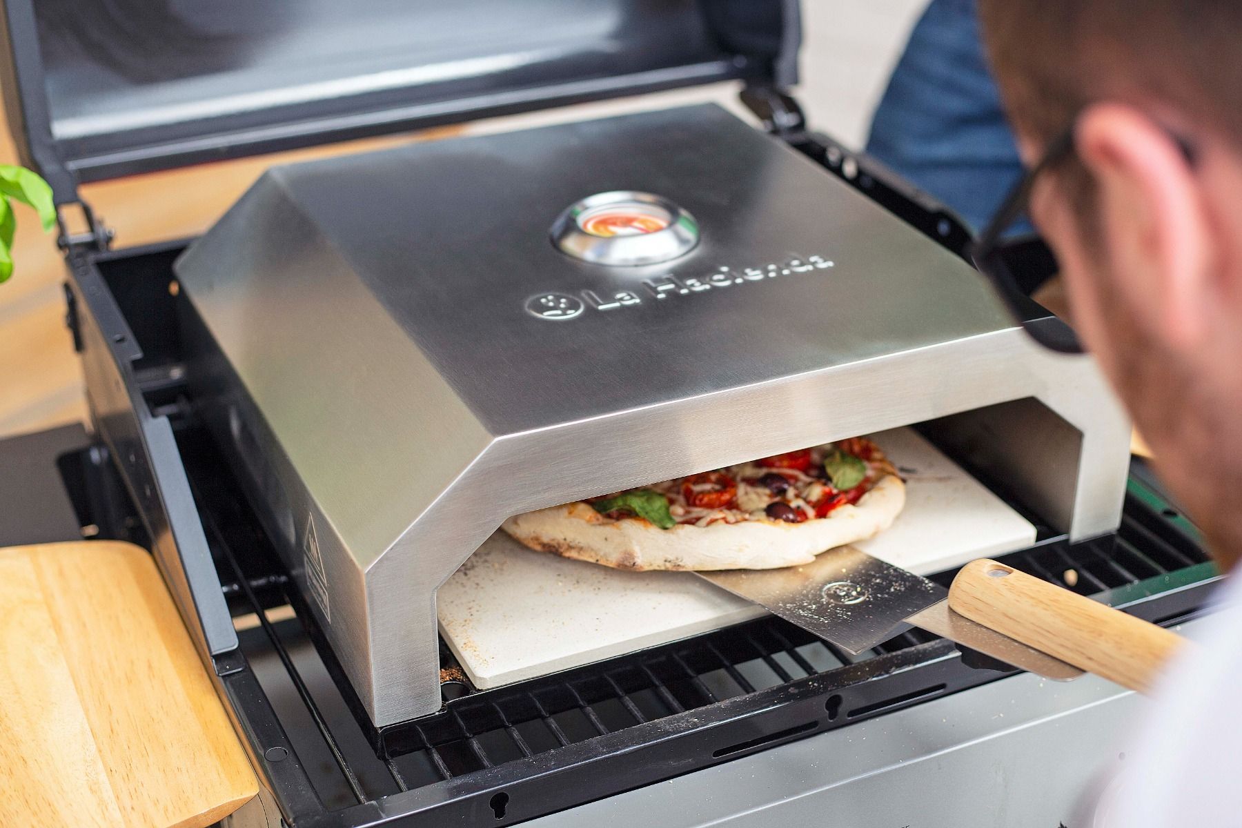La Hacienda Firebox BBQ Pizza Oven (RVS)