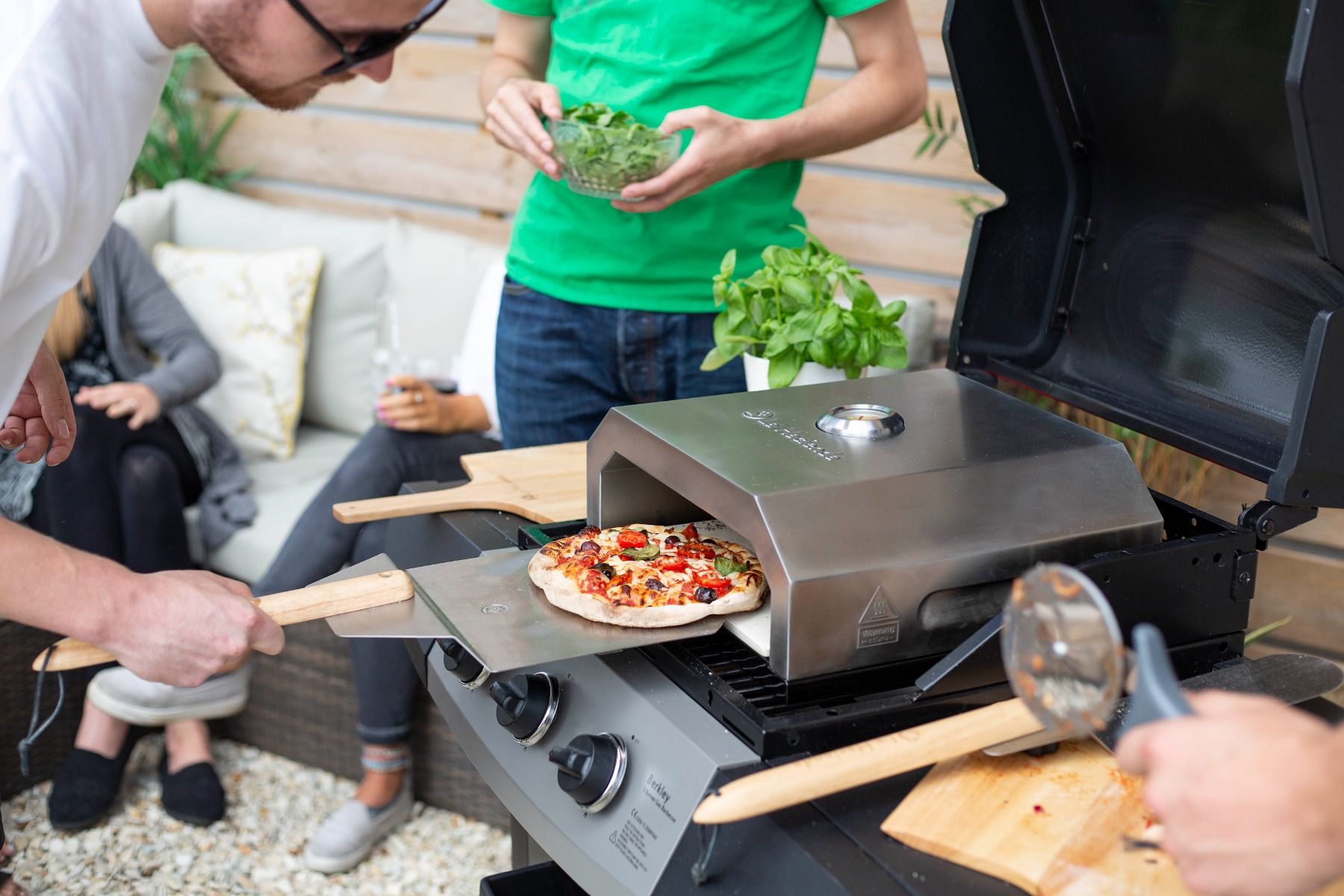 La Hacienda Firebox BBQ Pizza Oven (RVS)