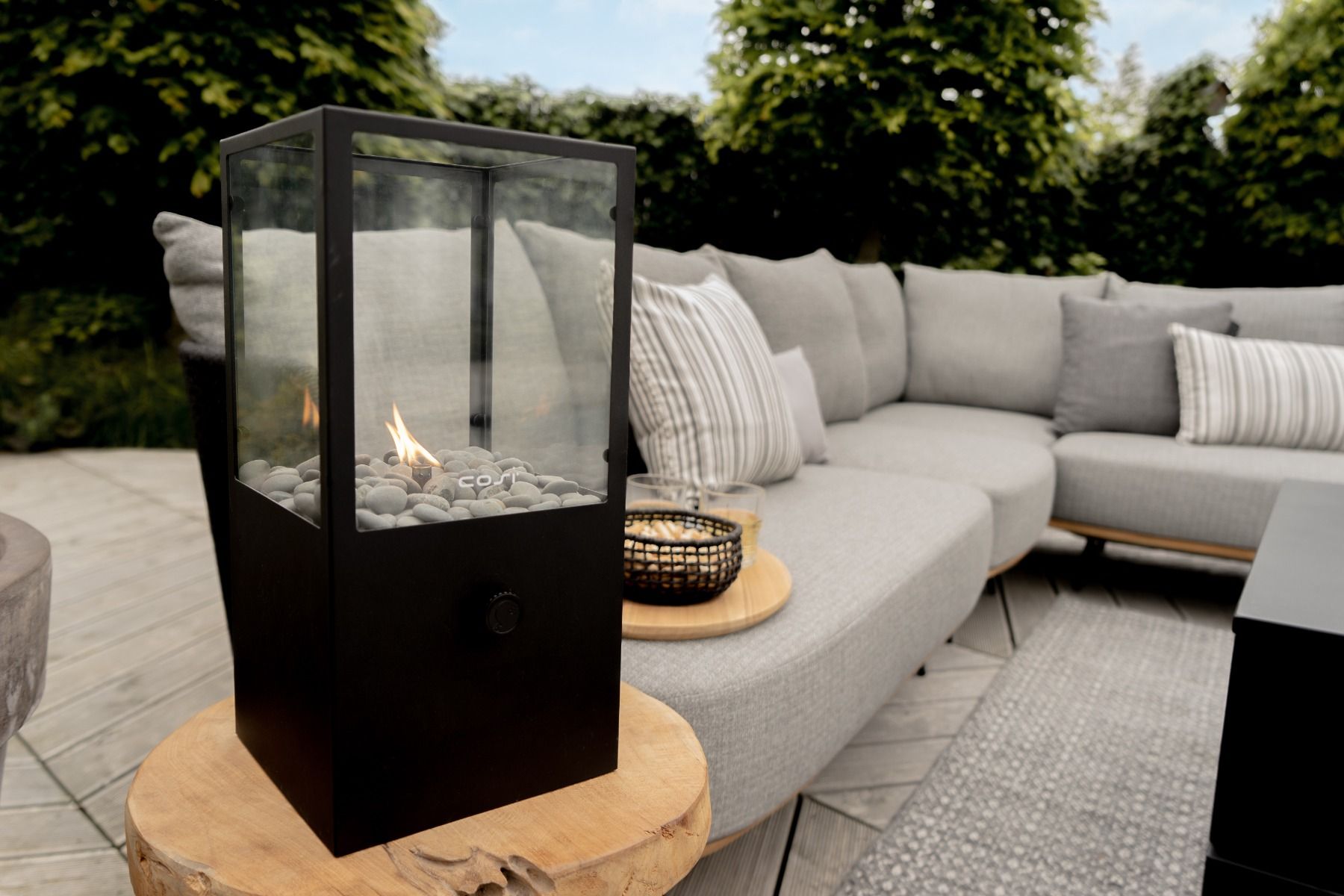 Cosiscoop Dome Gaslantaarn Zwart