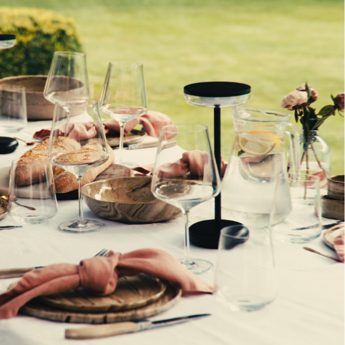 ZOLUNA Solar Tafellamp Bobbie Zwart