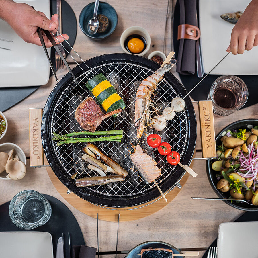 YAKINIKU tafelgrill Shichirin MEDIUM rond