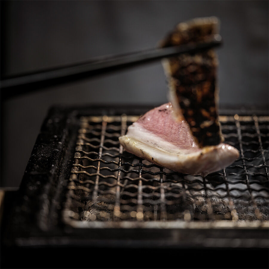 YAKINIKU tafelbarbecue Shichirin LARGE rechthoek