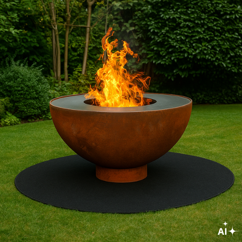 HEAT Gystad Vuurkorf met Plancha Ø60 cm