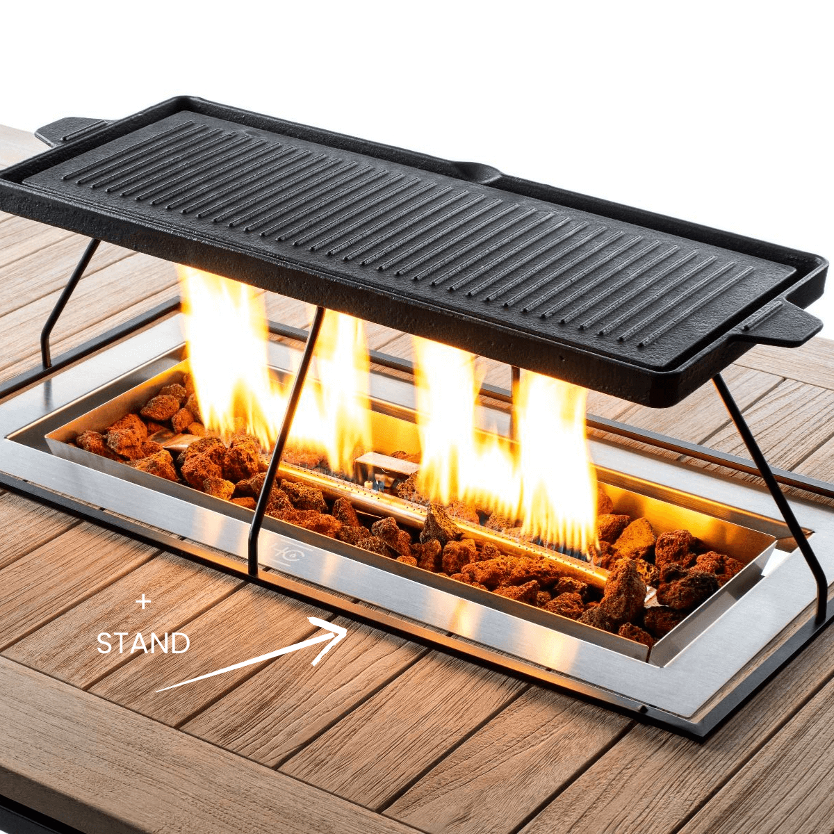 Happy C. Grillplaat Rechthoek