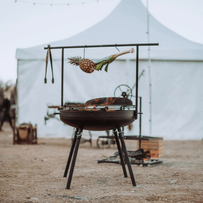 Barebones Cowboy Vuurkorf Grill Systeem