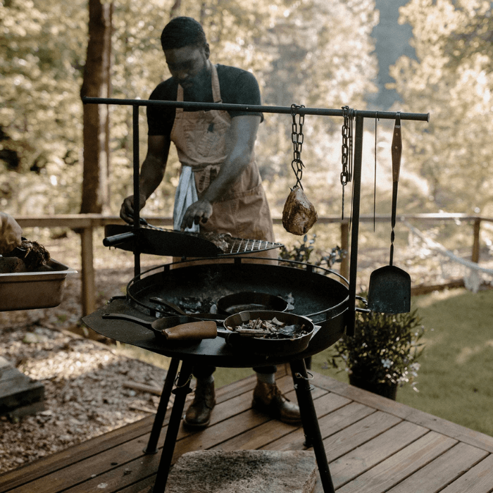 Barebones Cowboy Vuurkorf Grill Systeem
