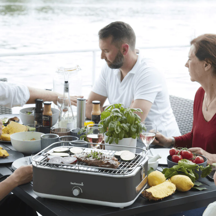  Barbecook E-Carlo Elektrische Tafelgrill Grijs