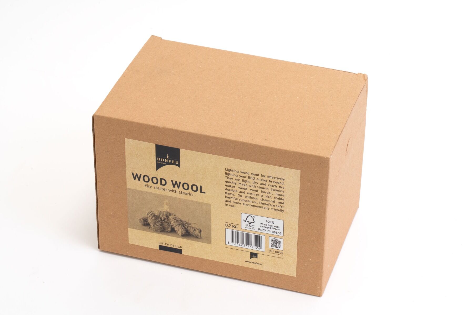 BonFeu Houtwol Aanmaakkrullen 0,7 kg