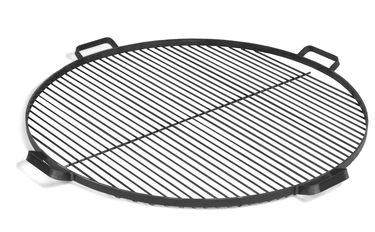 Zwart Stalen Grillrooster met 4 Handvatten -60 cm