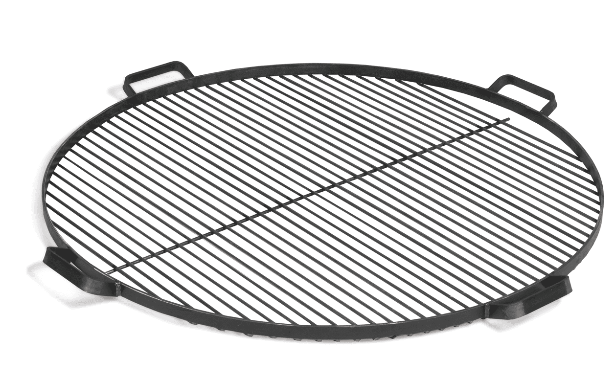 Zwart Stalen Grillrooster met 4 Handvatten -80 cm