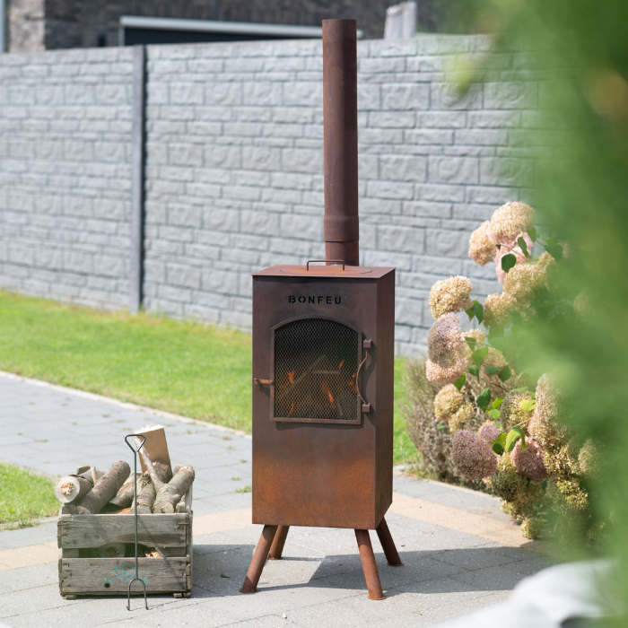 BonFeu BonCarré Corten Tuinhaard