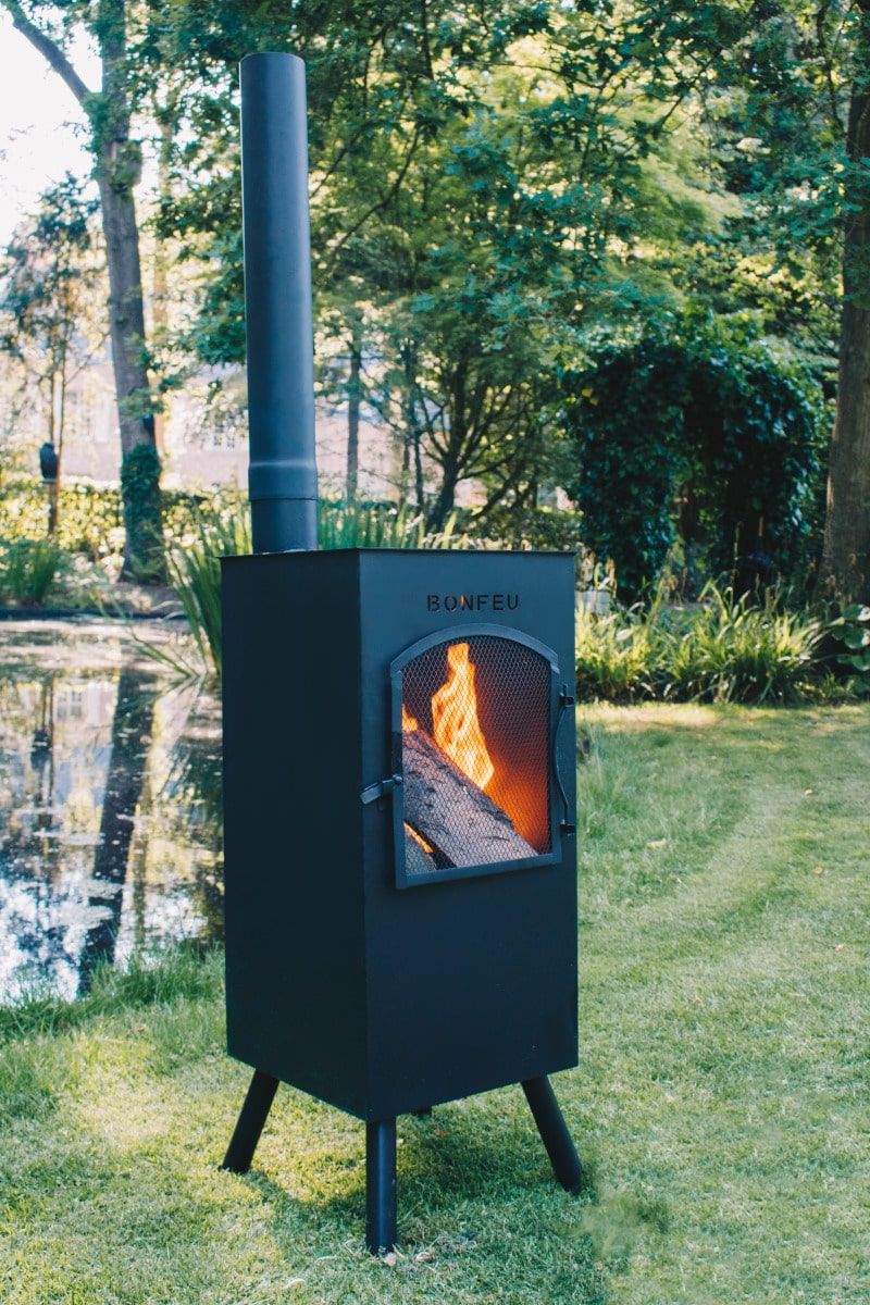 BonFeu BonCarré QLP Zwart Tuinhaard