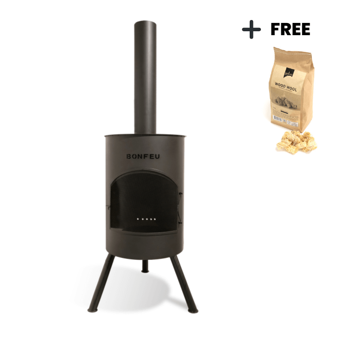BonFeu BonTon 50 Zwart Tuinhaard