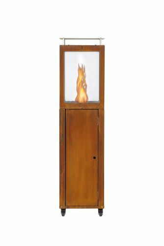 Green Flame Pellet Heater Cortenstaal