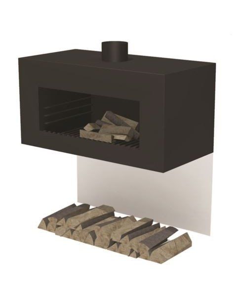 FORNO Tuinhaard Enok Wall Zwart