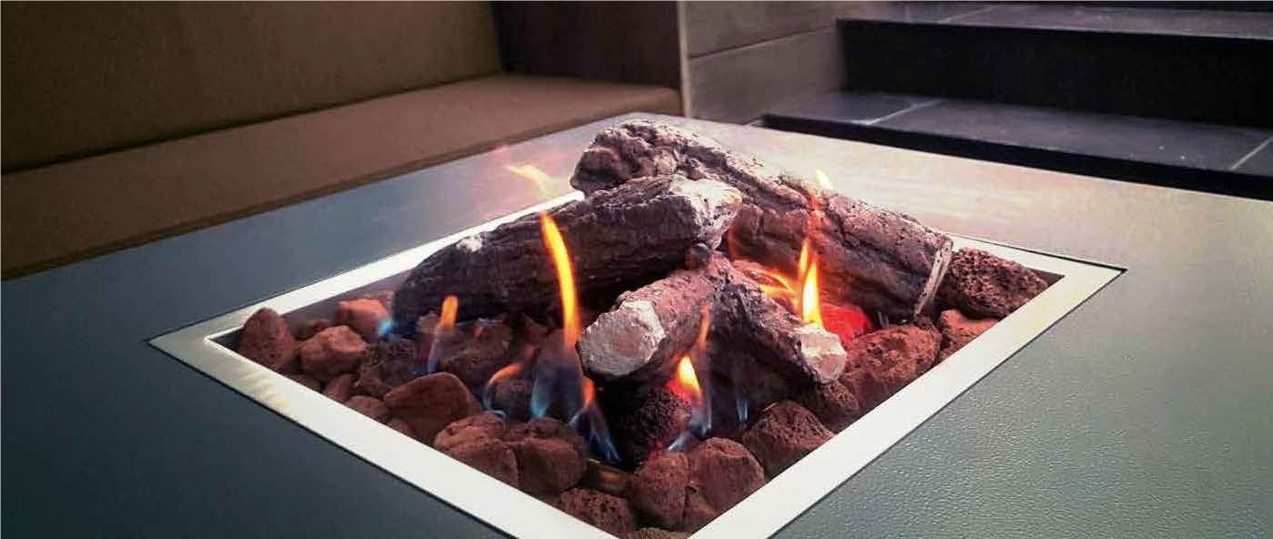 FORNO Inbouwbrander Vierkant