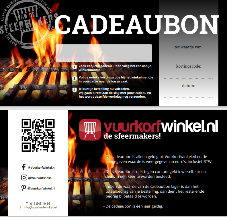 Cadeaubon (alle bedragen mogelijk)