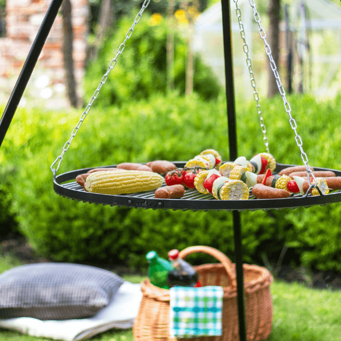 CookKing Zwart Stalen Grillrooster Ø50