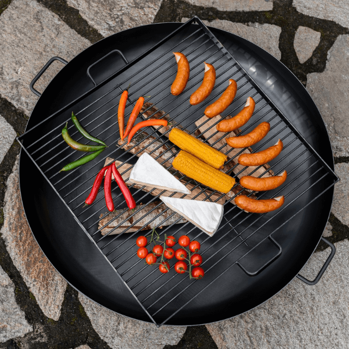 CookKing Zwart Stalen Grillrooster Vierkant