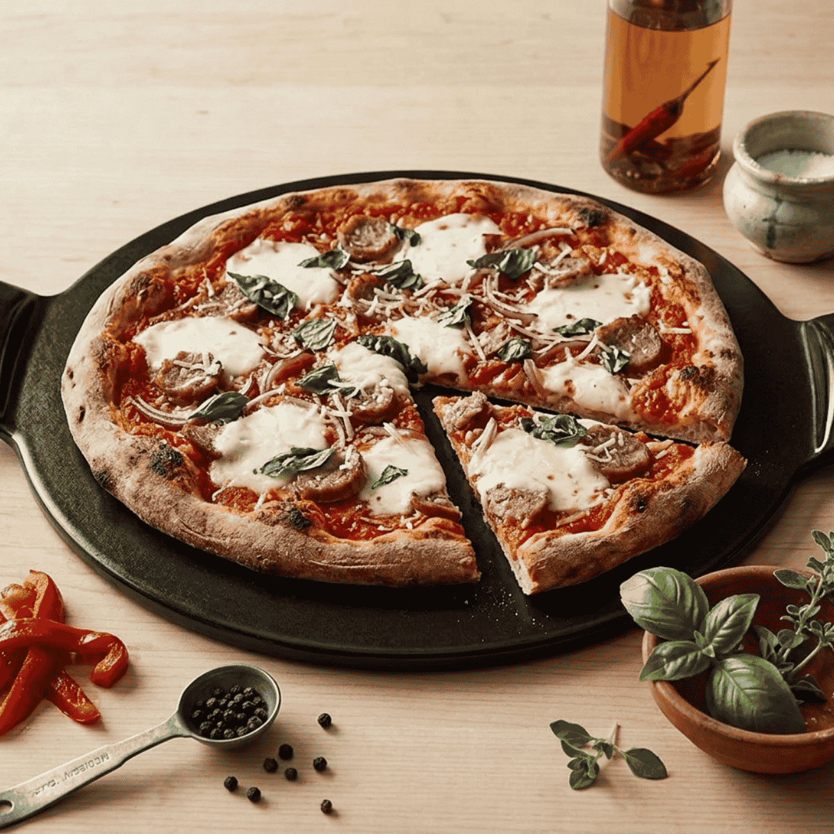 Emile Henry pizzasteen 26 cm