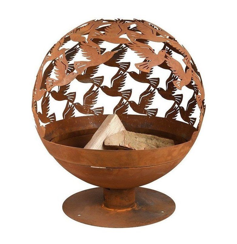 Esschert Vuurbal Laser Cut Vogels Ø 58 cm
