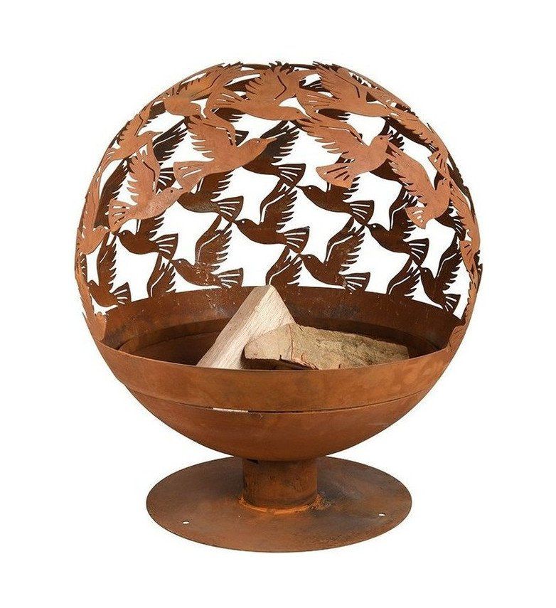 Esschert Vuurbal Laser Cut Vogels Ø 58 cm