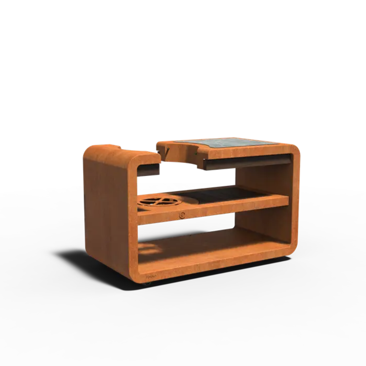 FORNO kamado station cortenstaal