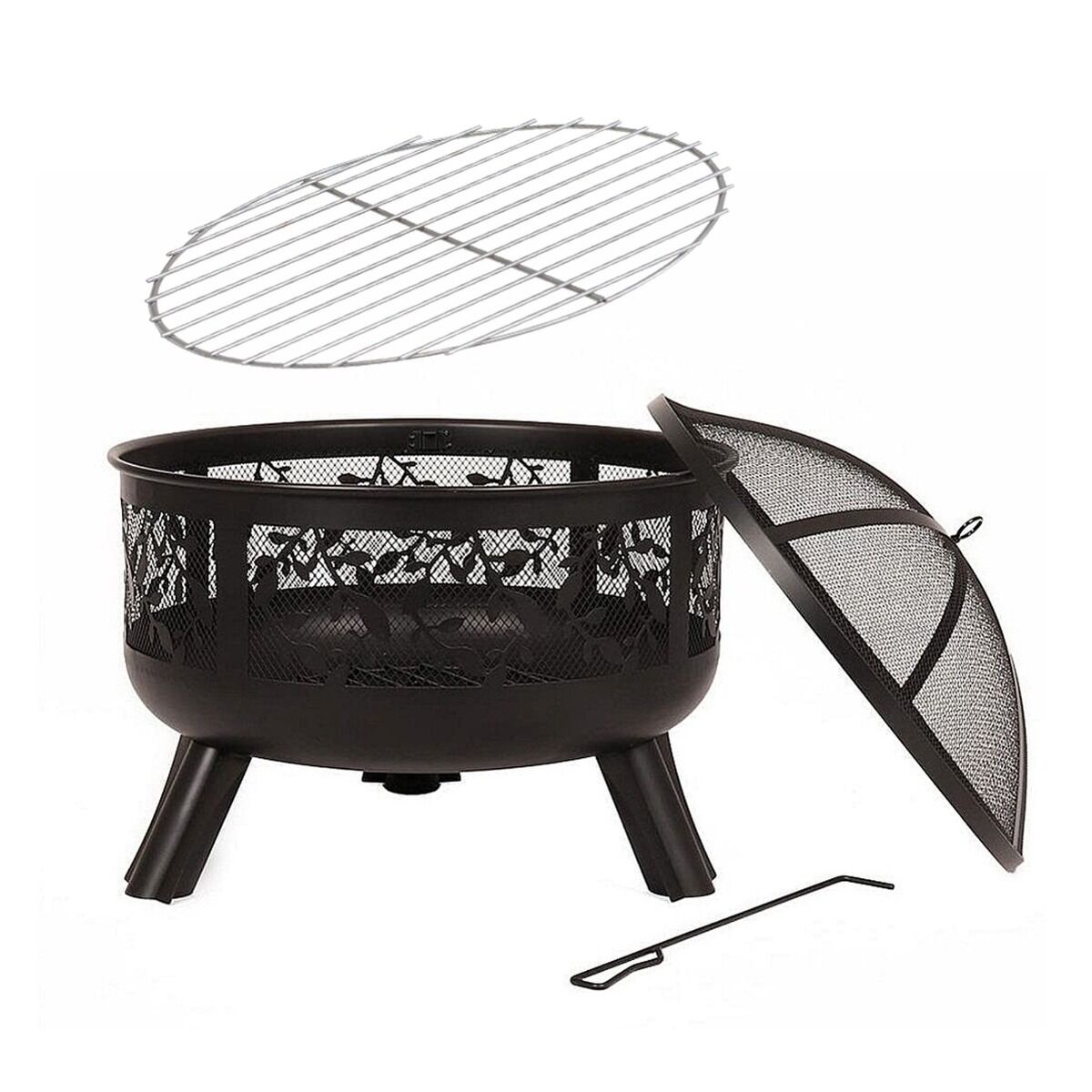 HEAT Vuurkorf Alna met Vonkenscherm en grillrooster