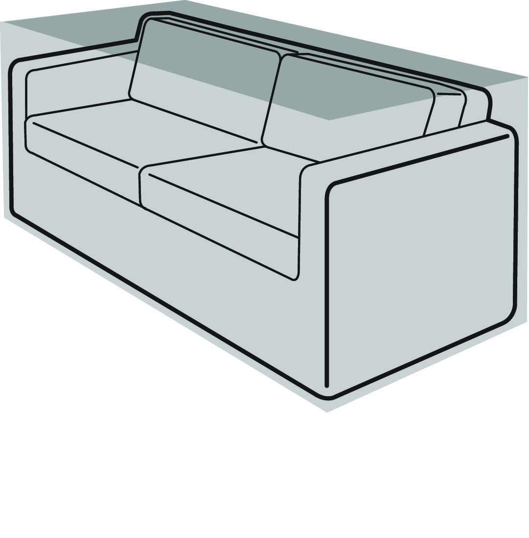 Garland Loungesethoes (160x94x69cm) Zwart