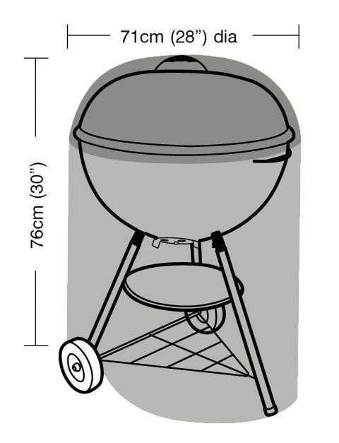 Garland Barbecuehoes (Ø71cm) zwart