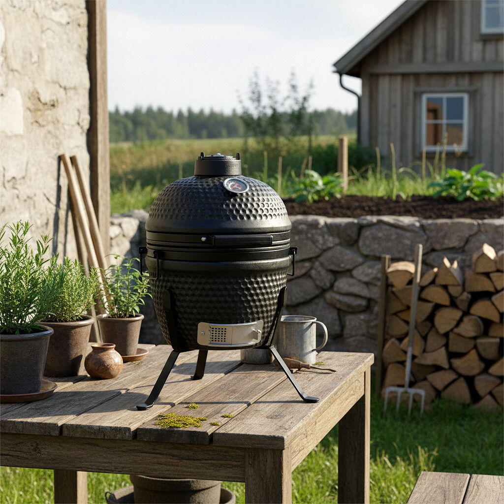 HEAT Premium kamado barbecue Fyregg 13 zwart