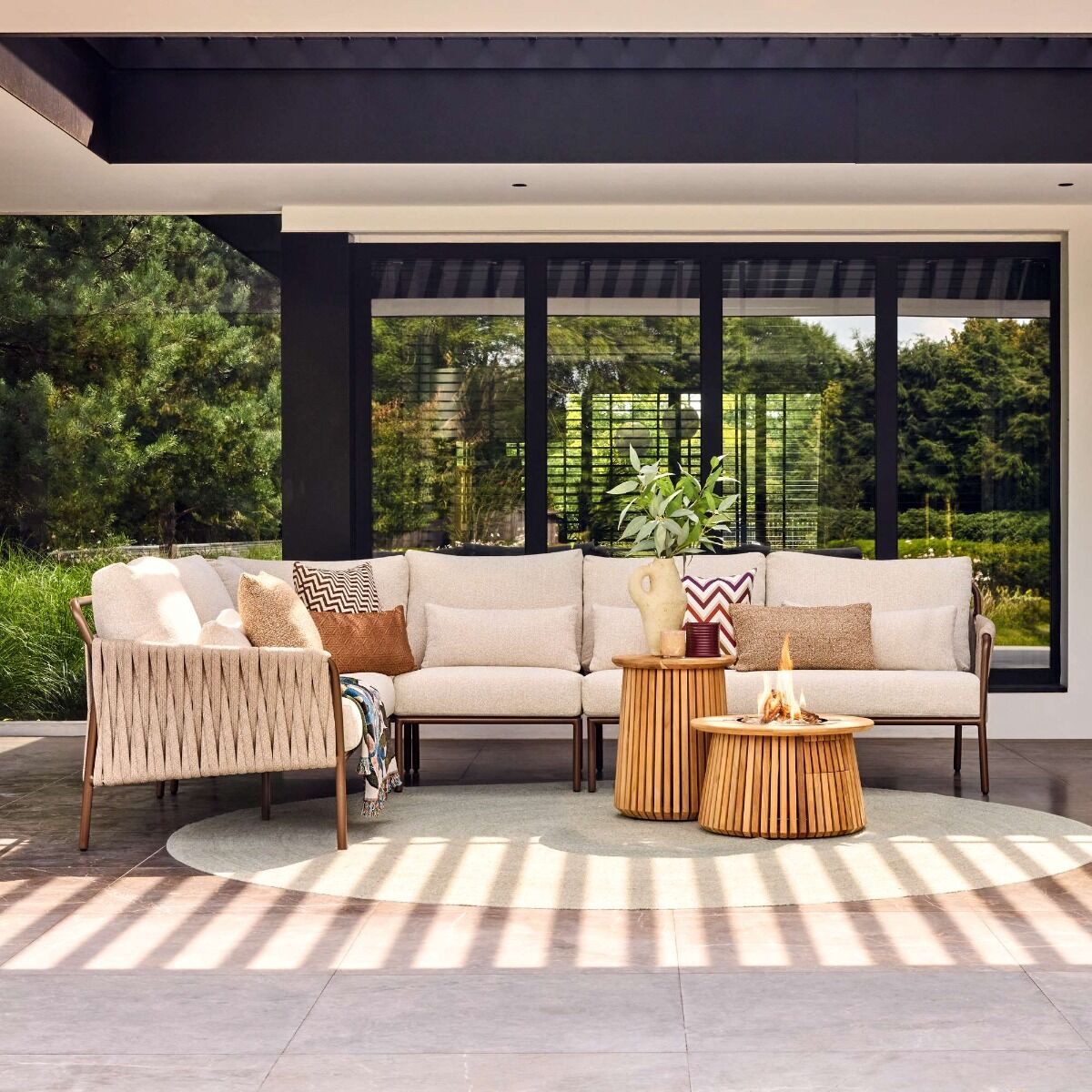 Happy Cocooning gasfles cover Lagune teak