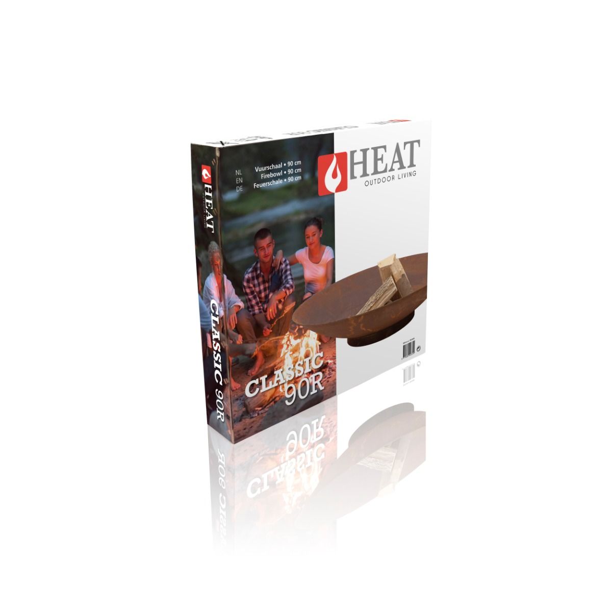 HEAT Vuurschaal Classic Ø 90 cm Roest HEAT Vuurschaal Classic Ø 90 cm Roest