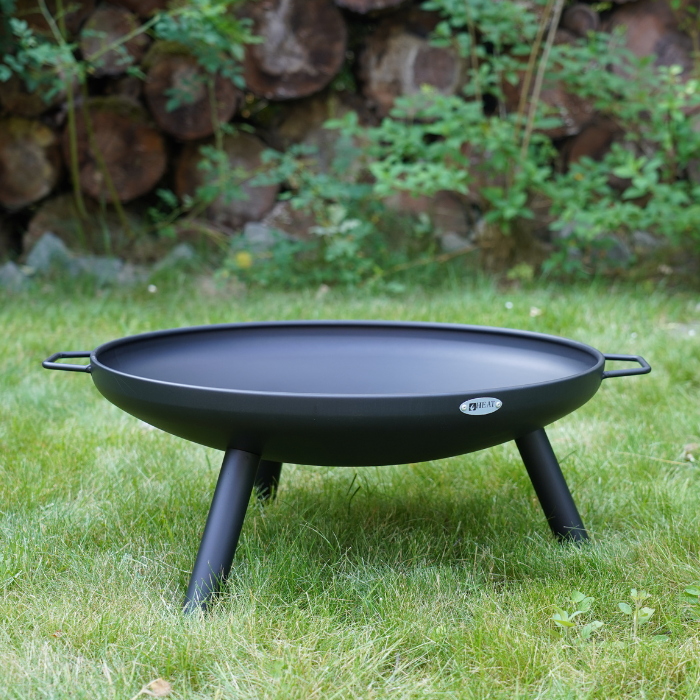 HEAT Vuurschaal Classic Ø 60 cm Feet & Handle Zwart