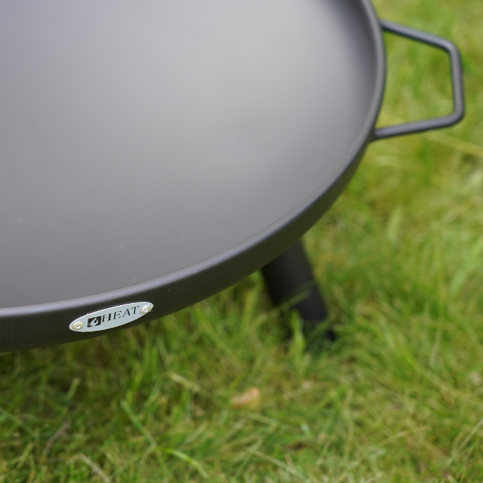HEAT Vuurschaal Classic Ø 60 cm Feet & Handle Zwart
