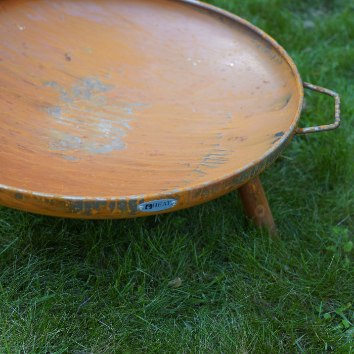 HEAT Vuurschaal Classic Ø 60 cm Feet & Handle Roest HEAT Vuurschaal Classic Ø 60 cm Feet & Handle Roest