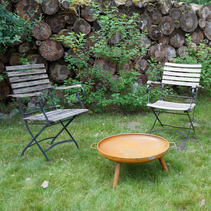 HEAT Vuurschaal Classic Ø 60 cm Feet & Handle Roest HEAT Vuurschaal Classic Ø 60 cm Feet & Handle Roest