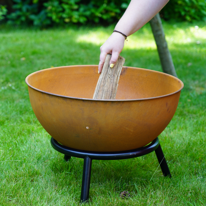 HEAT Vuurkorf op Pootjes Kappa Roest Ø56 cm