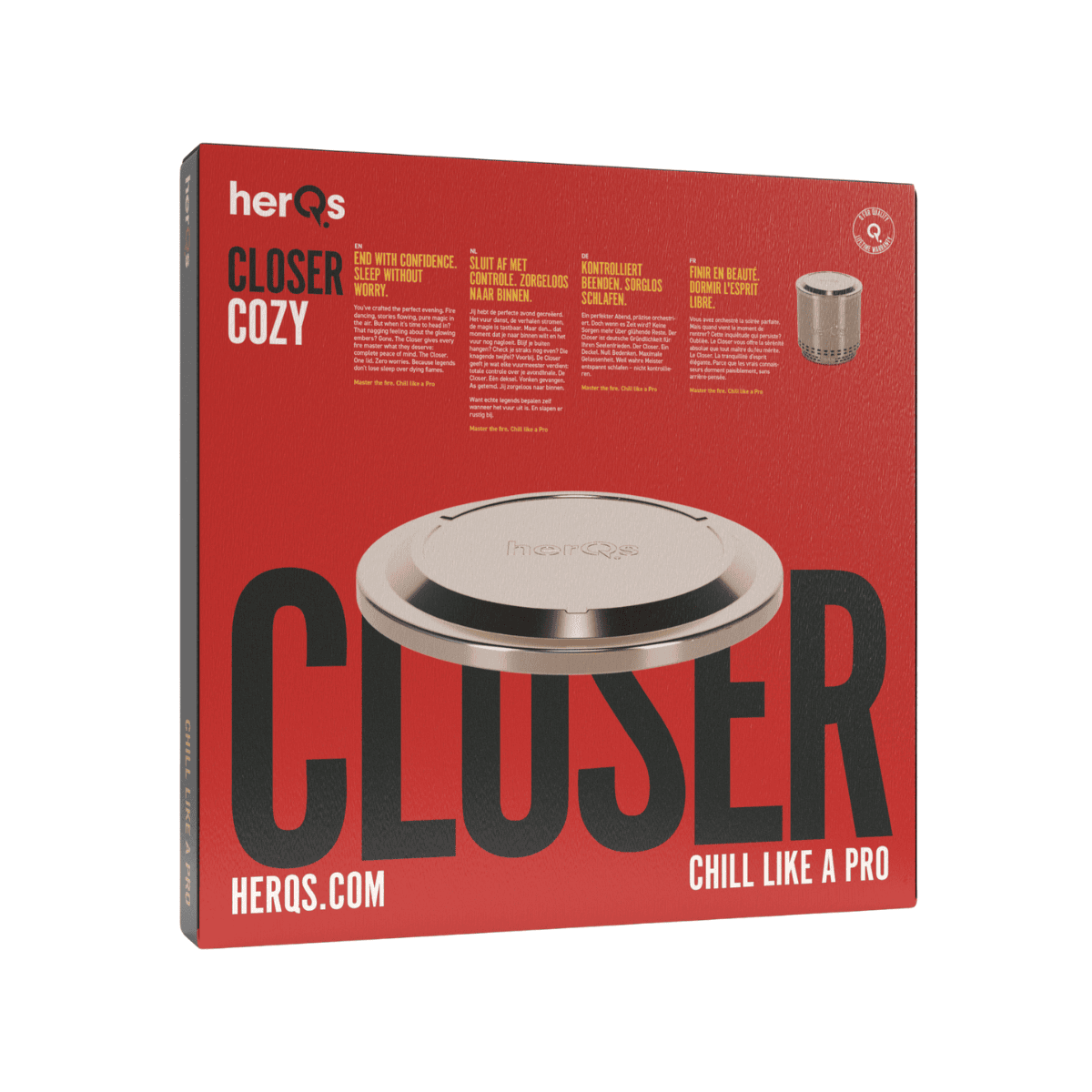 HerQs deksel voor vuurkorf Cozy