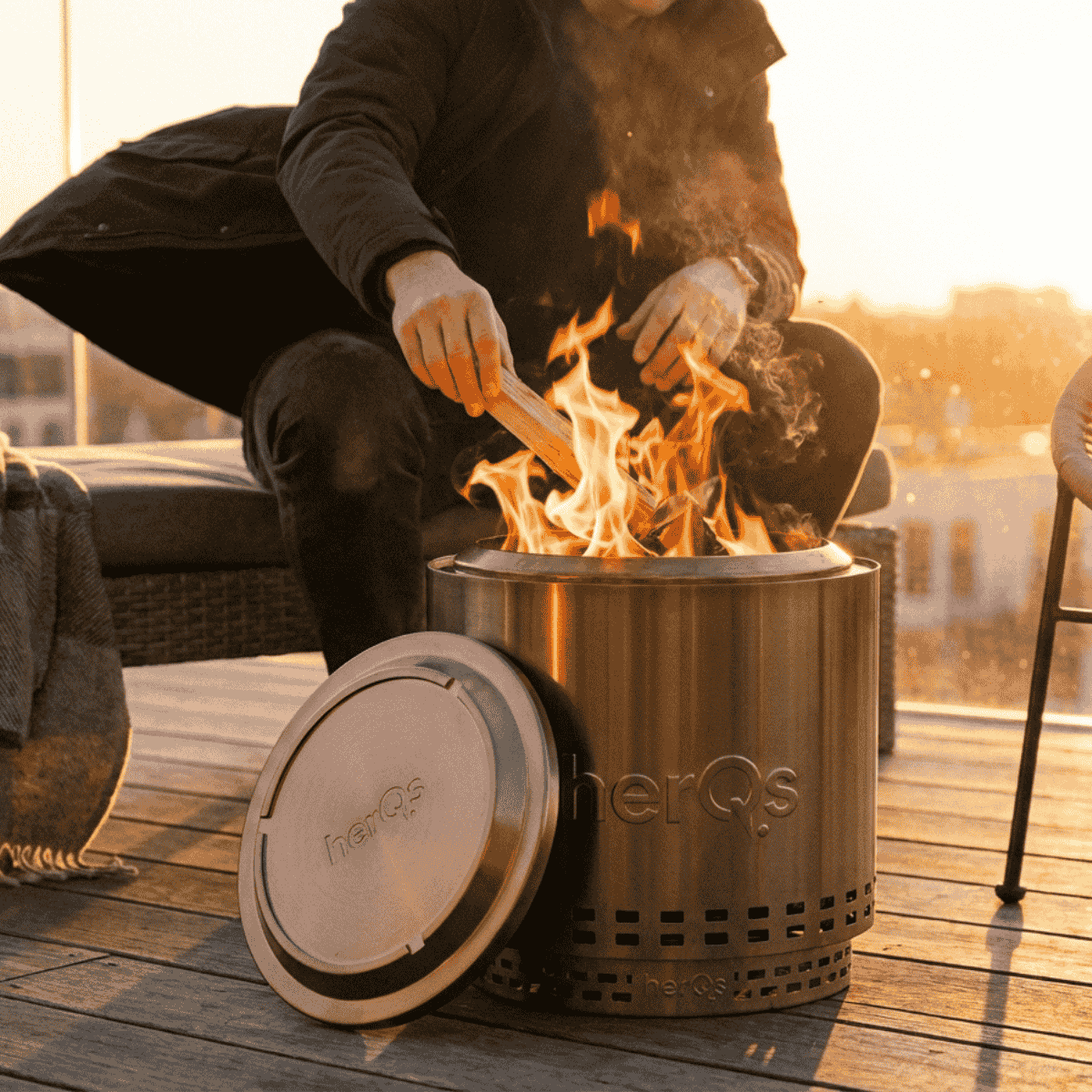 HerQs deksel voor vuurkorf Blaze